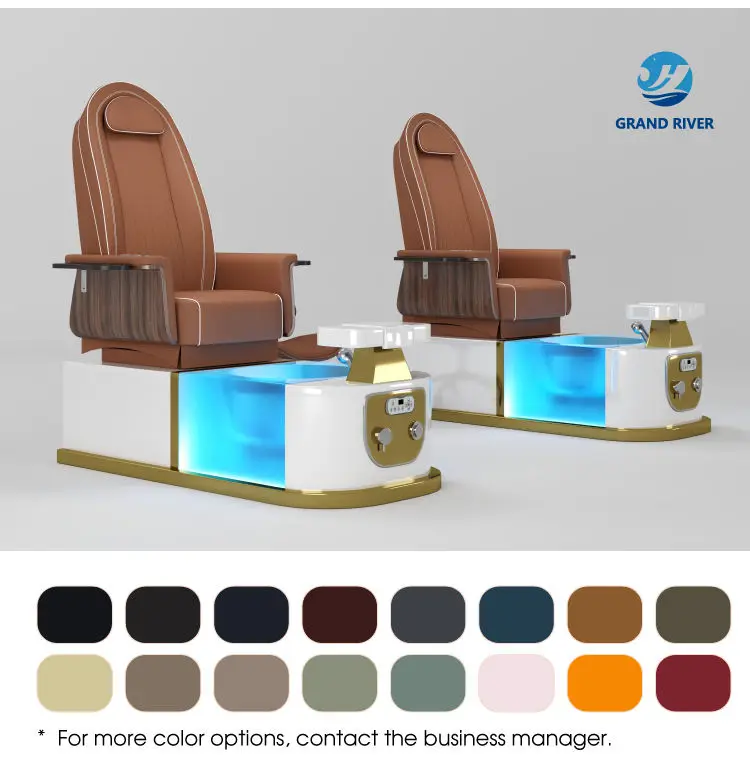 Beauty Salon Nail Pedicure Chairs 2025 Luxury Pedicure Spa Chair Pedicure Foot Spa Massage Chair — image 7