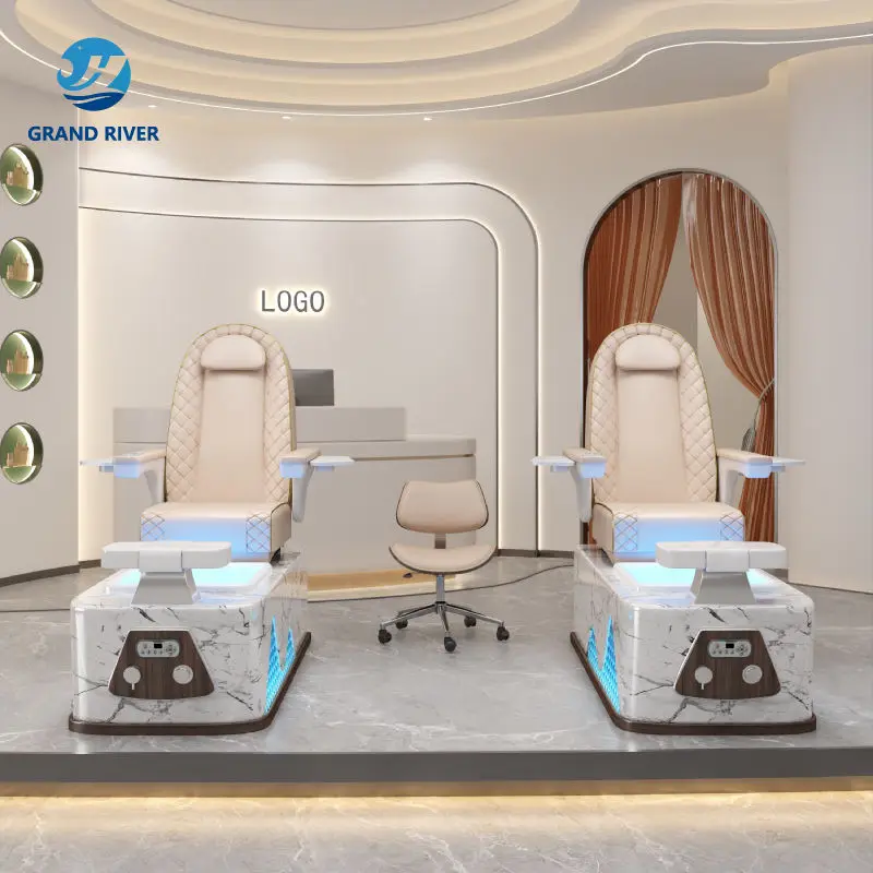 Nail Salon Furniture Luxury Spa Pedicure Chair Foot Spa Massage Chair for Manicure and Pedicure Bowl Chair Luxury Modern — image 3