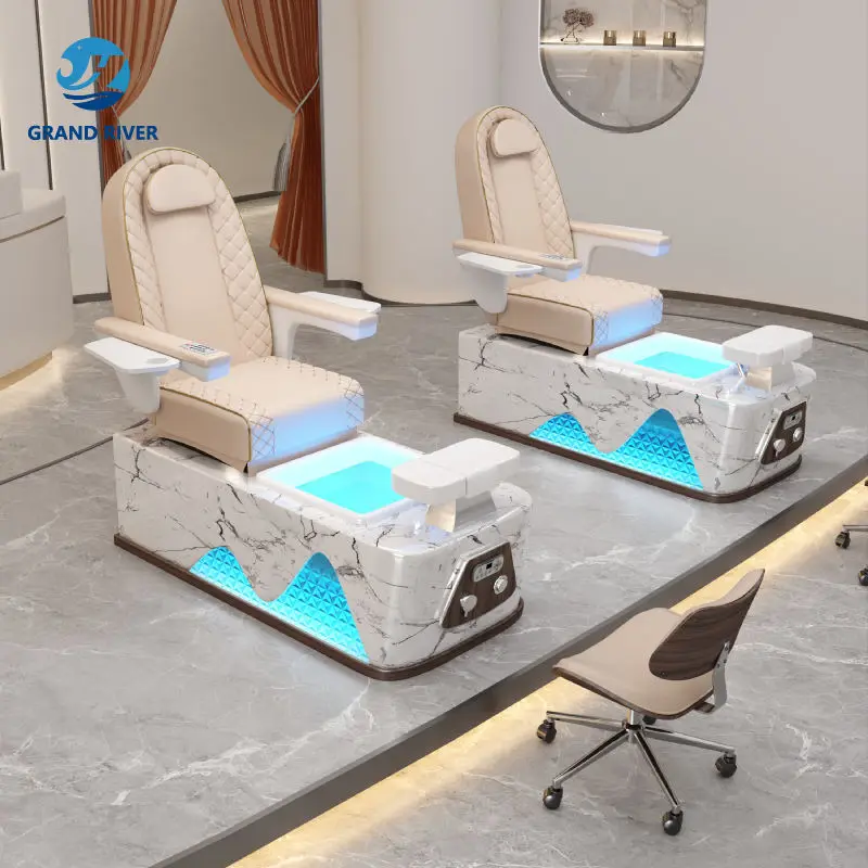 Nail Salon Furniture Luxury Spa Pedicure Chair Foot Spa Massage Chair for Manicure and Pedicure Bowl Chair Luxury Modern — image 5