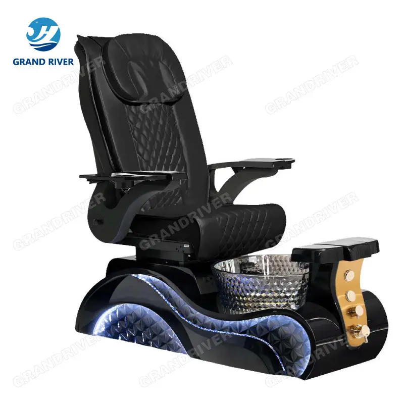 Professional Hot Sale Electric Pedicure Chairs Luxury Fixed Point Massage Chair for Nail Salon Pedicure and Manicure Chair — image 4