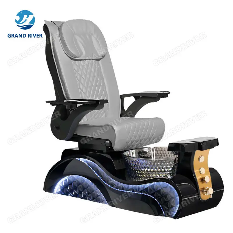 Professional Hot Sale Electric Pedicure Chairs Luxury Fixed Point Massage Chair for Nail Salon Pedicure and Manicure Chair — image 5