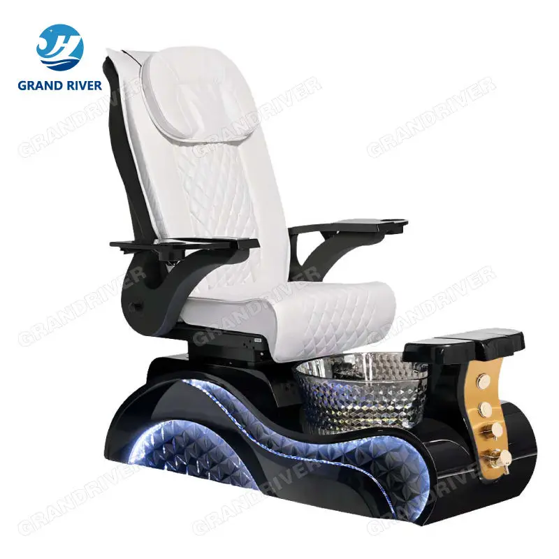 Professional Hot Sale Electric Pedicure Chairs Luxury Fixed Point Massage Chair for Nail Salon Pedicure and Manicure Chair — image 6