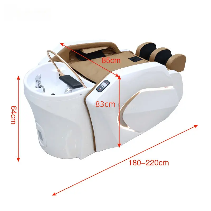 Intelligent Head Spa Bed for Backwash Unit Massage Shampoo Station Salon Sink Basin Shampoo Bed Hair Spa Massage Bed — image 7