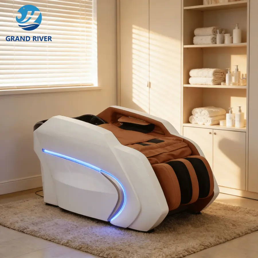 Washing Hair Salon Furniture Electric Massage Shampoo Bed Head Spa Hair Massage Shampoo Table for Shampoo — image 5