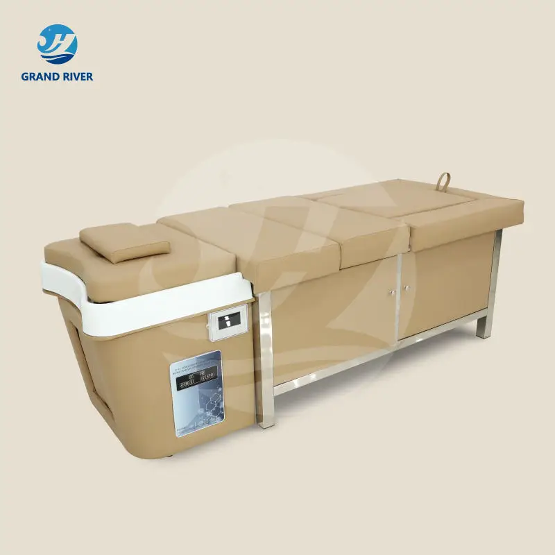 Electric Heating Water Circulation Spa Shampoo Bed Hair Wash Salon Pedicure Shampoo Station With Water Storage for Hairdresser — image 3