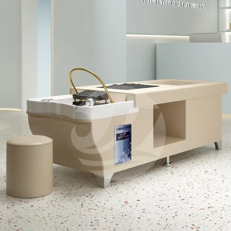 Massage Salon Shampoo Bed Multifunctional Hydrotherapy Circulating Bed Table for Barber Shop — image 5