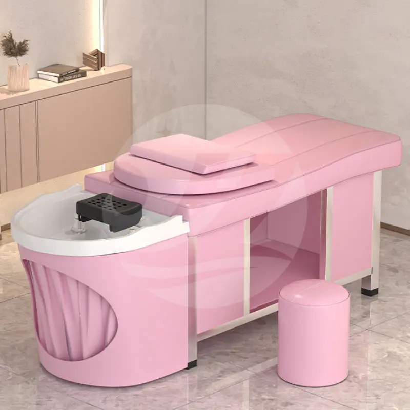 Multifunctional Salon Japanese Hair Spa Washing Head Chair Spa Therapy Thai Steam Bowl Headspa Shampoo Massage Bed — view 3