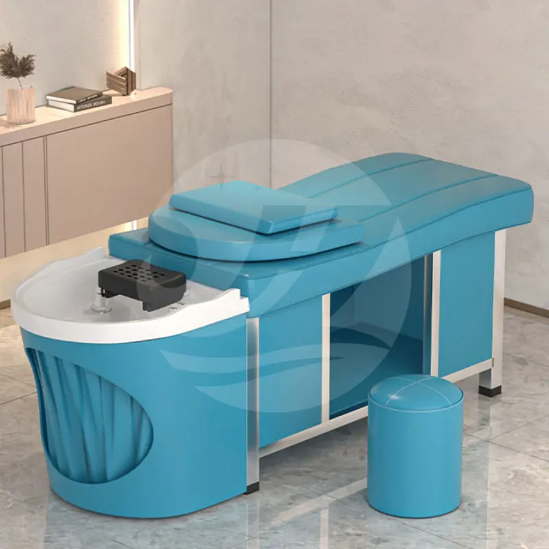 Multifunctional Salon Japanese Hair Spa Washing Head Chair Spa Therapy Thai Steam Bowl Headspa Shampoo Massage Bed — view 5