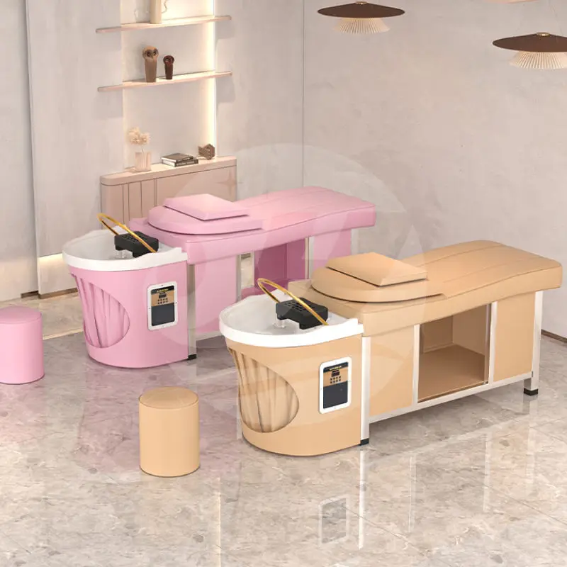 Multifunctional Salon Japanese Hair Spa Washing Head Chair Spa Therapy Thai Steam Bowl Headspa Shampoo Massage Bed — view 6