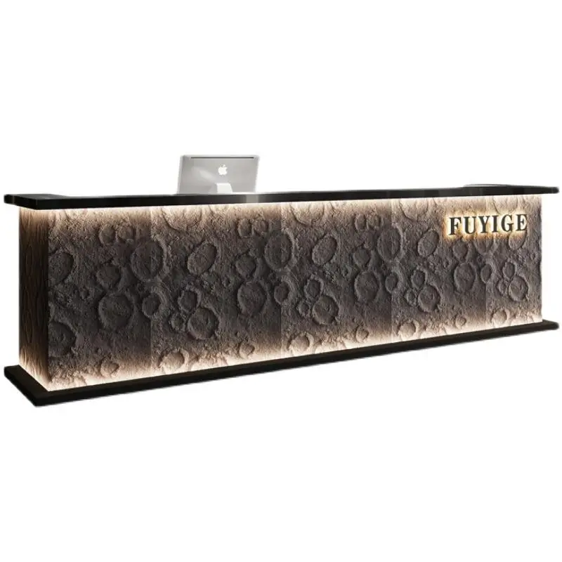 Reception Counter Beauty Salon Barber Store Cashier Front Desk Checkout Counter Simple Modern Hotel Small Bar Minimalist 40KG — image 3