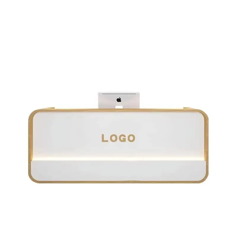 Factory Price Salon Furniture Customized Front Desk Cashier Desk Clothing Store Beauty Salon Special Reception Desk — image 7