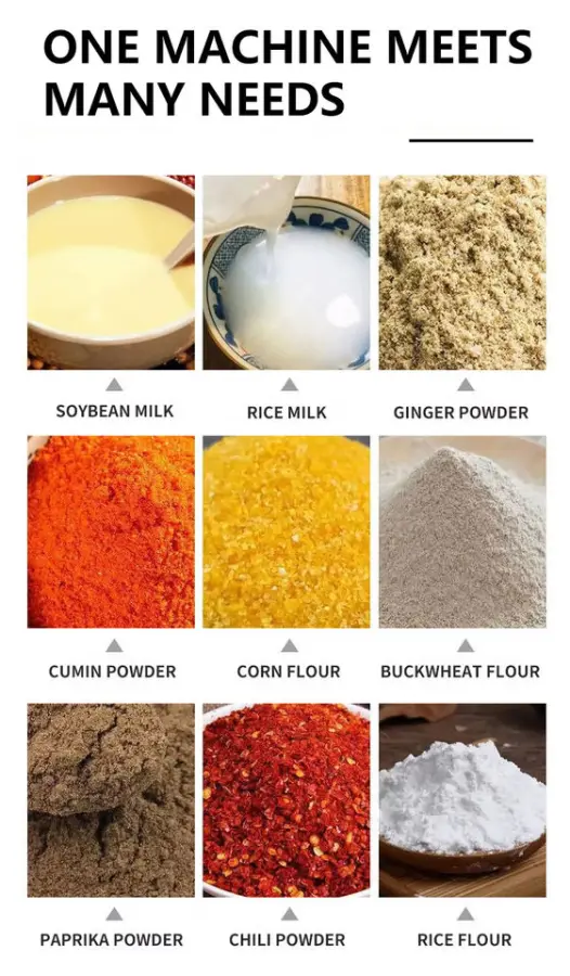 High Capacity Dry Wet Corn Wheat Rice Coffee Bean Grinding Machine Soyabean Mill Motor Dual Function Corn Flour Milling — view 3