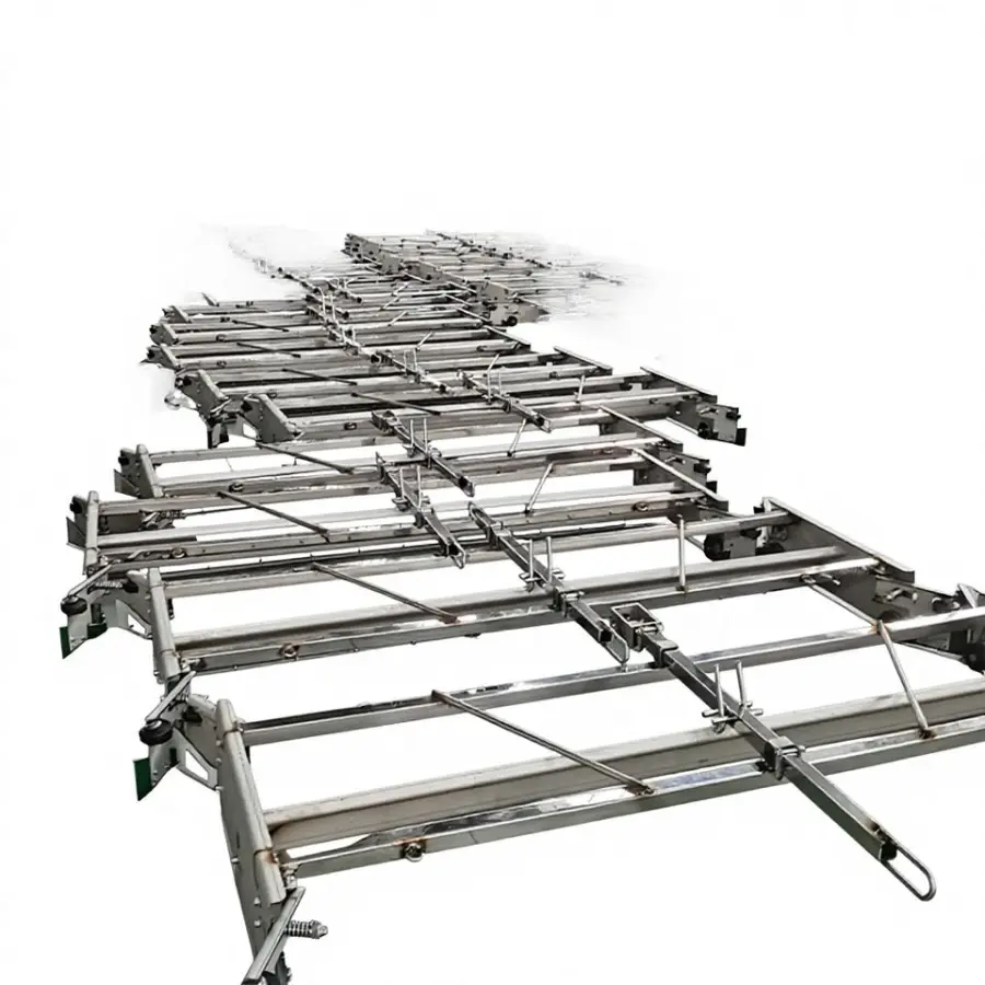 New Metal Silver Automatic Manure Scraper 1 for Pig Chicken Sheep Cattle & Duck Farms-All-Automatic Scraping & Removal M — view 1