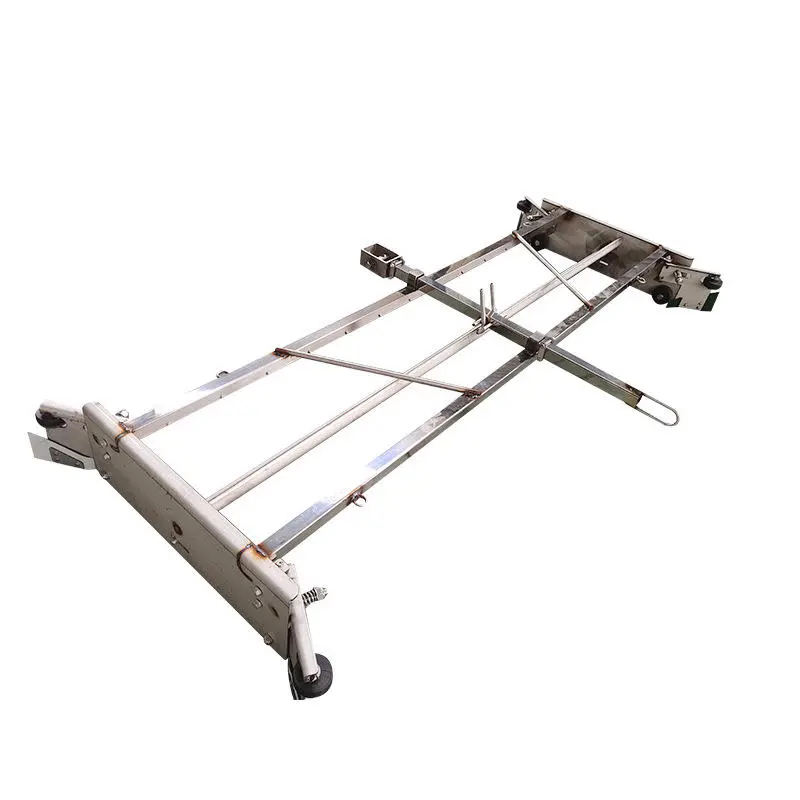 New Metal Silver Automatic Manure Scraper 1 for Pig Chicken Sheep Cattle & Duck Farms-All-Automatic Scraping & Removal M — view 5