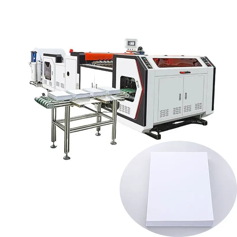 Factory Price Automatic Paper Cutting Machine with Packing Wrapping for A4 Paper Sheet — view 2
