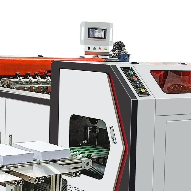Factory Price Automatic Paper Cutting Machine with Packing Wrapping for A4 Paper Sheet — view 4