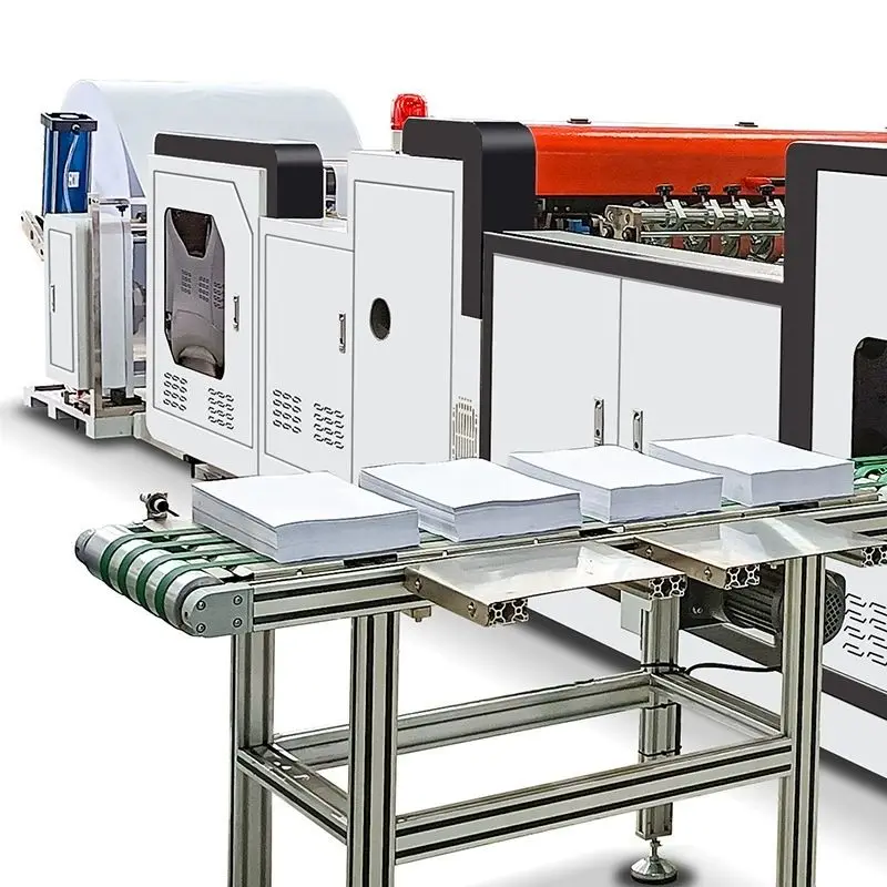 Factory Price Automatic Paper Cutting Machine with Packing Wrapping for A4 Paper Sheet — view 5