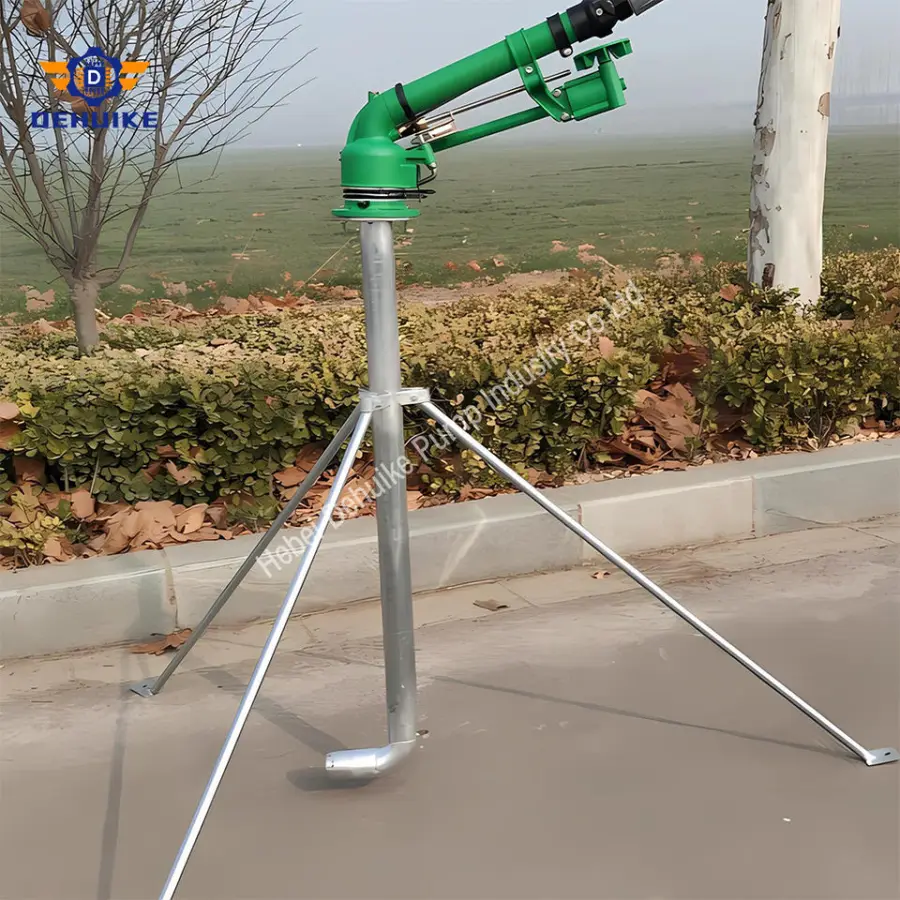 Vertical Rocker Big Rain Water Gun 360 Gear Drive Sprinkler System for Agricultural Irrigation Dedusting — image 3