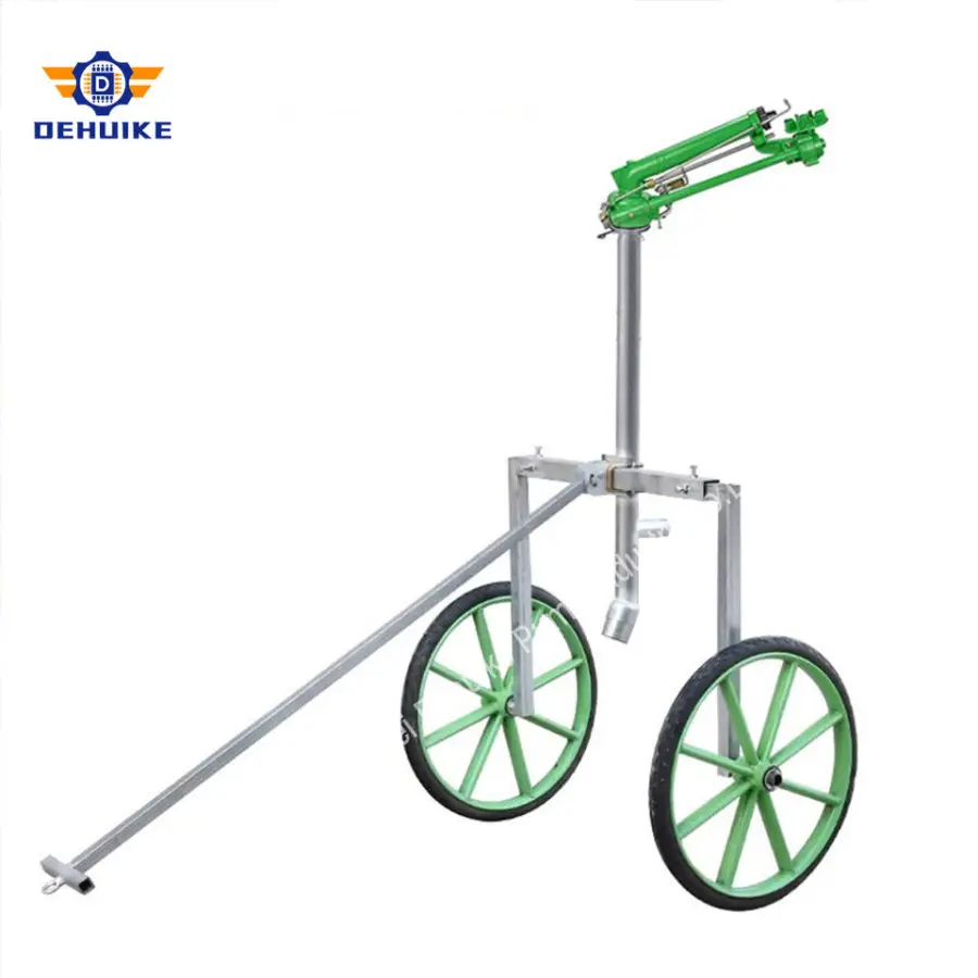 Vertical Rocker Big Rain Water Gun 360 Gear Drive Sprinkler System for Agricultural Irrigation Dedusting — image 4