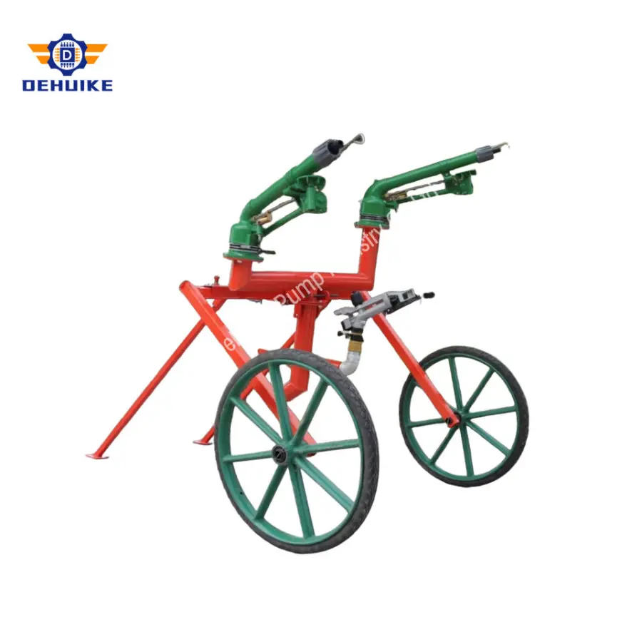 Vertical Rocker Big Rain Water Gun 360 Gear Drive Sprinkler System for Agricultural Irrigation Dedusting — image 5