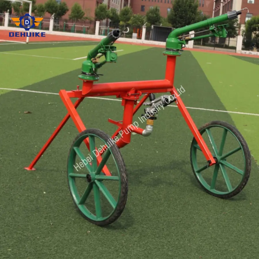 Vertical Rocker Big Rain Water Gun 360 Gear Drive Sprinkler System for Agricultural Irrigation Dedusting — image 7