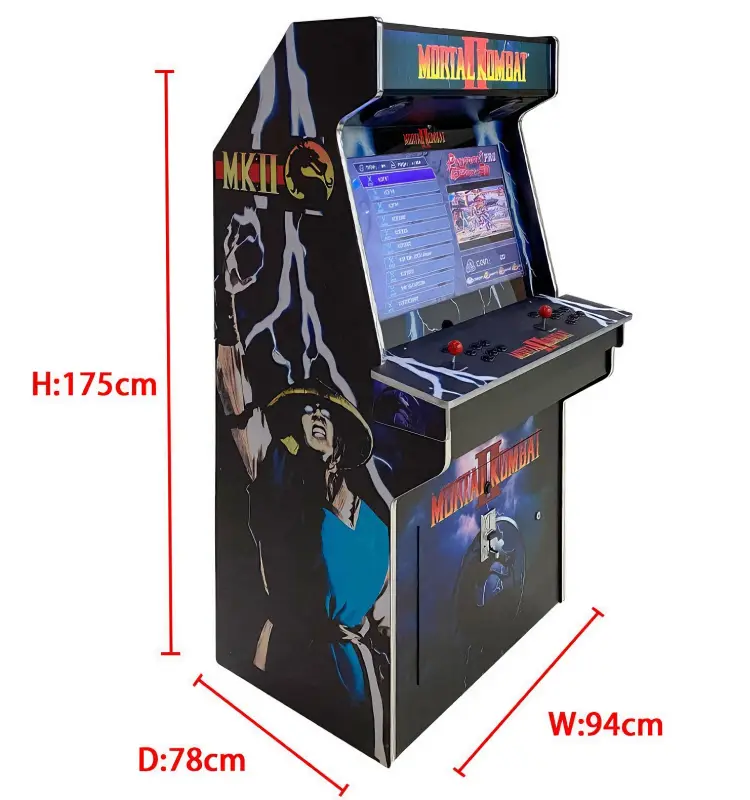 32inch LCD Mortal Kombat II Classic Arcade Machine | 2 Player Fighting Game Cabinet for Commercial & Home Use — view 5