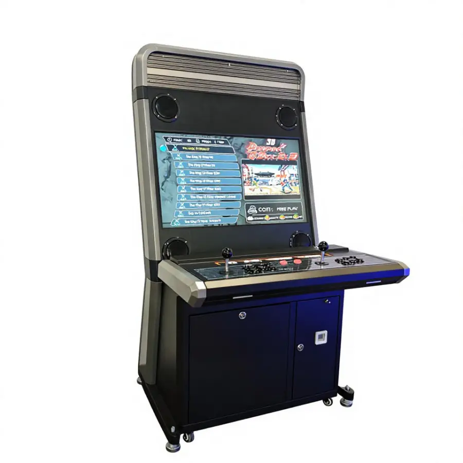 Arcade Game Machine 32 Inch 2 Player Coin Operated Retro Upright Fighting Arcade Cabinet HD Screen for Game Center — view 1