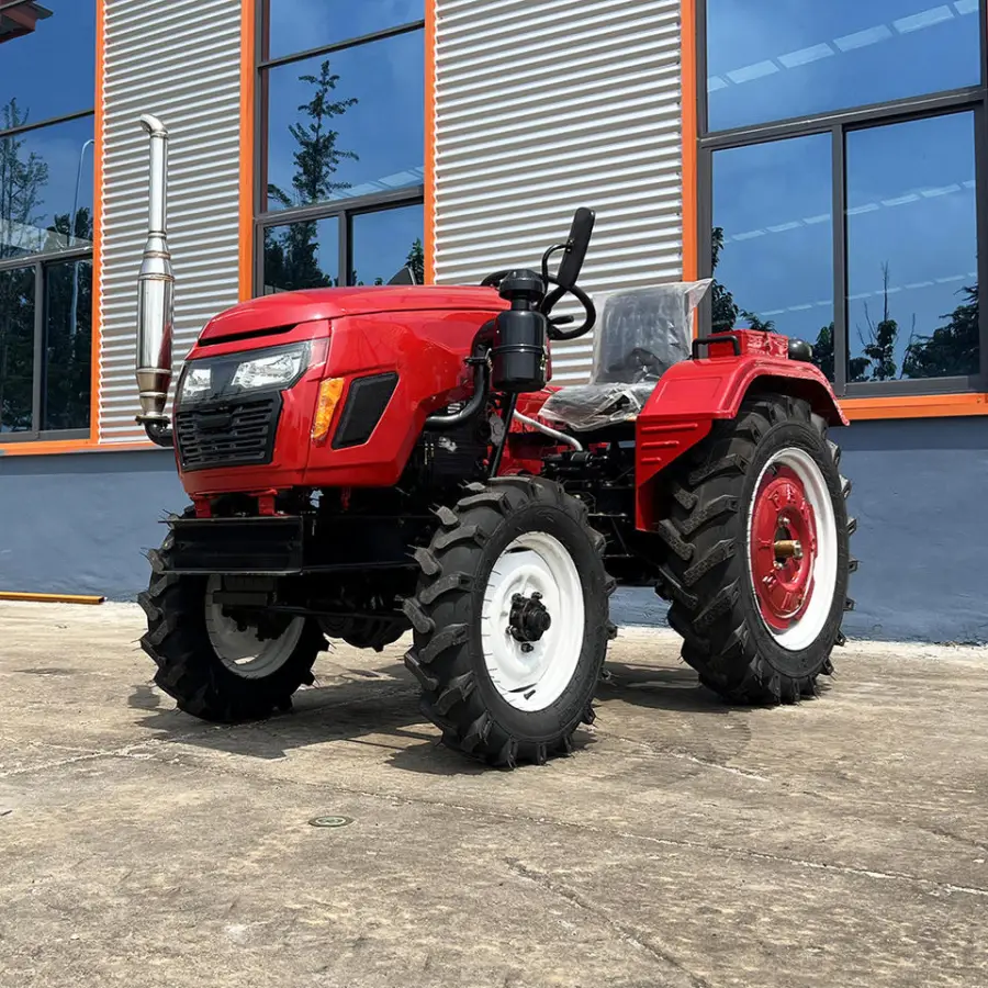 Factory Supply 4wd 4x4P 25hp Orchard Small Four Wheel Farm Tractors Garden Mini Tractor — image 3