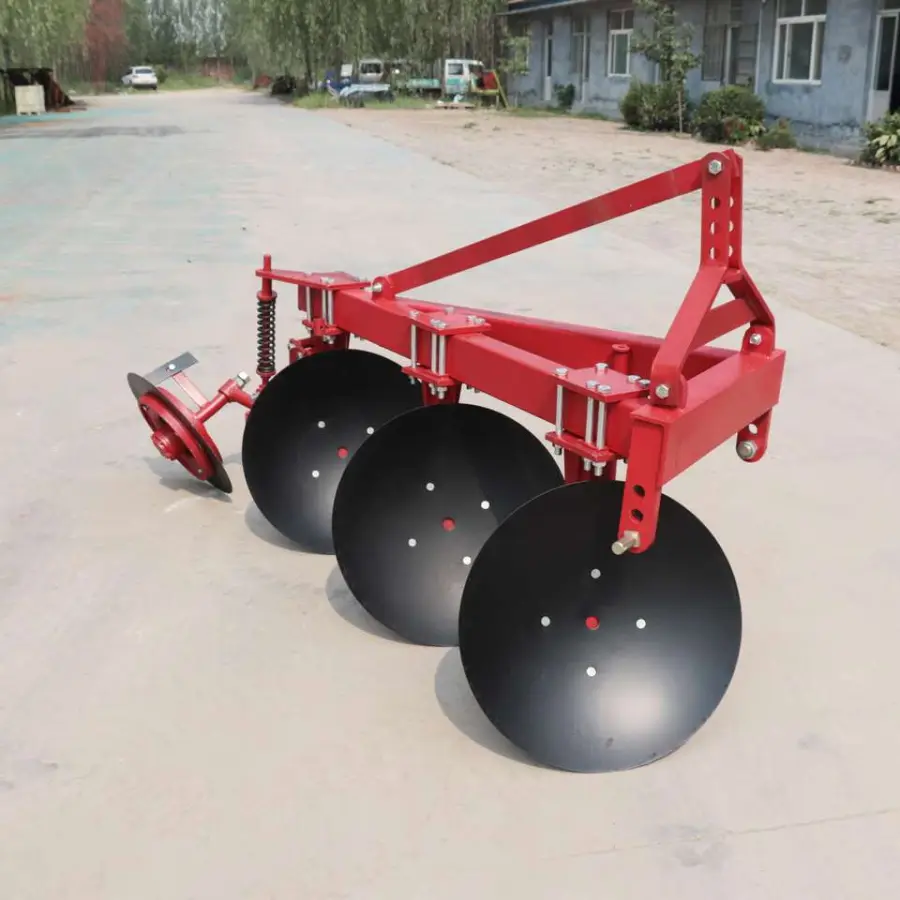 Single Pole Three Disc Agricultural Machine Disc Plow for Tractor Disc Plough — view 1