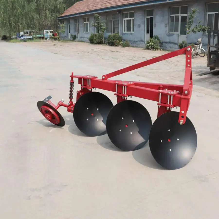 Single Pole Three Disc Agricultural Machine Disc Plow for Tractor Disc Plough — view 2