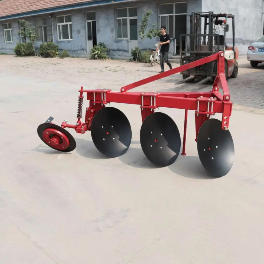 Single Pole Three Disc Agricultural Machine Disc Plow for Tractor Disc Plough — view 3