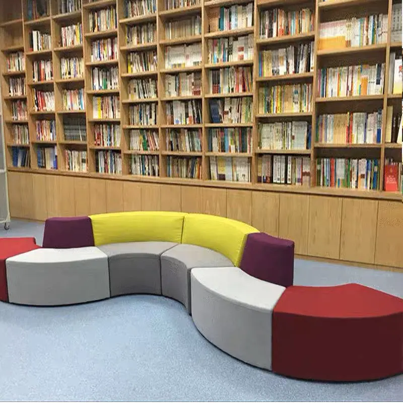 Modern Sectional Office Sofa Public Area Hotel Library Waiting Room Modular Seating Sofa Set Furniture — view 1