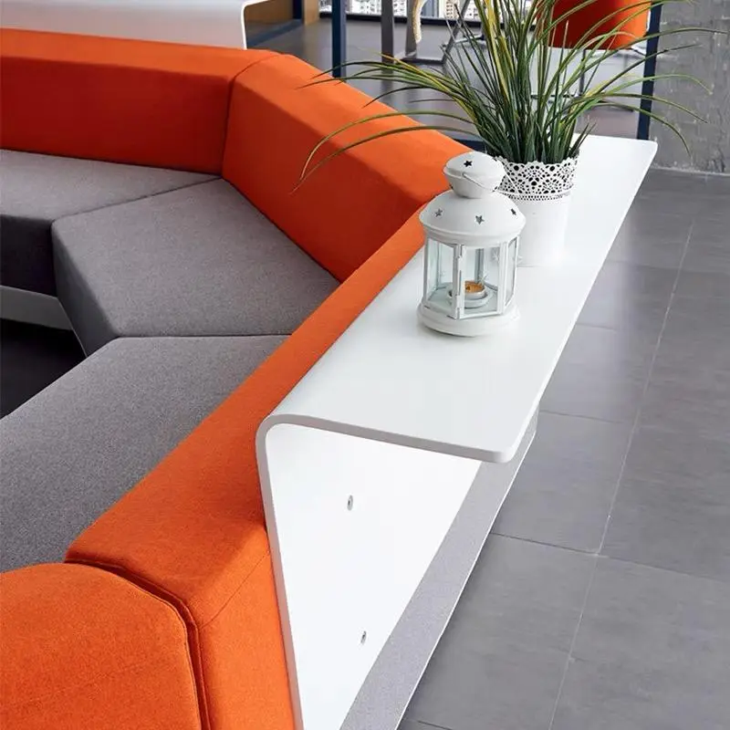 Modern Nordic Lounge Couch Furniture Waiting Room Office Sofa Sectional Public Area Sofa Set Furniture — image 3