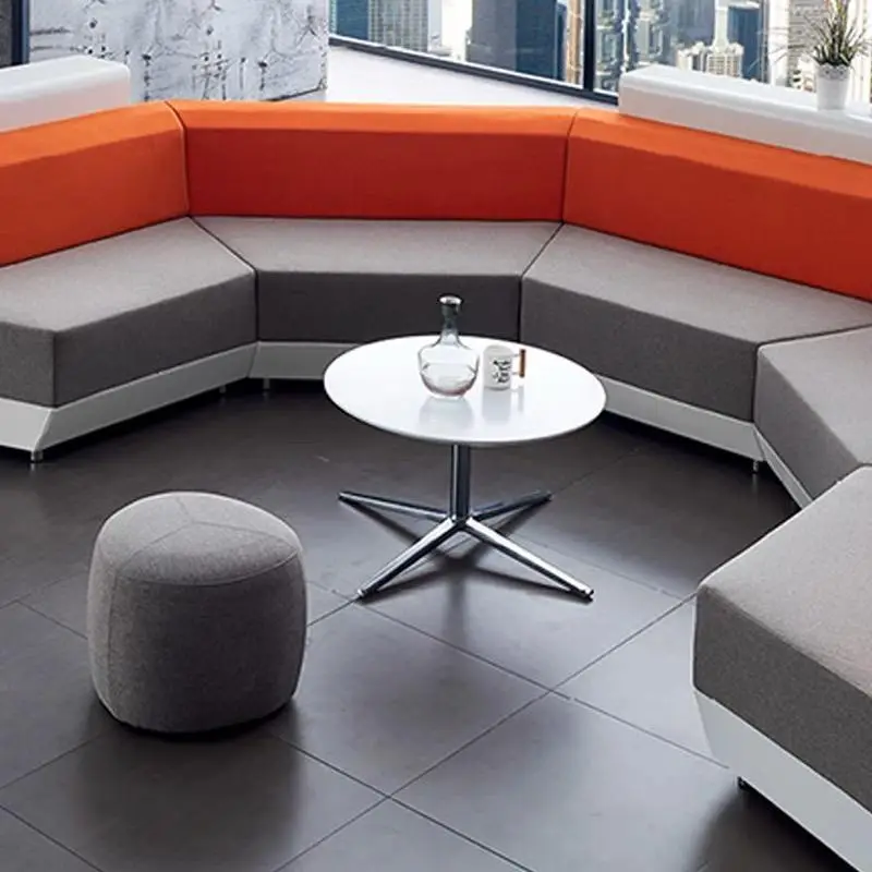Modern Nordic Lounge Couch Furniture Waiting Room Office Sofa Sectional Public Area Sofa Set Furniture — image 5