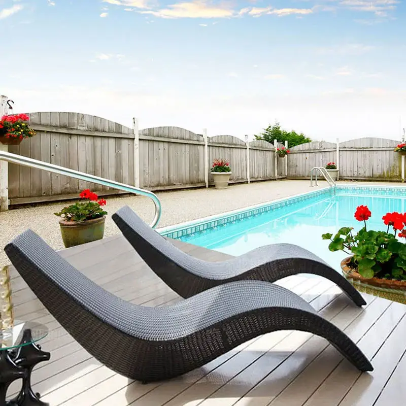 Cheap Sun Loungers Cozy Tumbonas Modern Rattan / Wicker Chairs — view 1