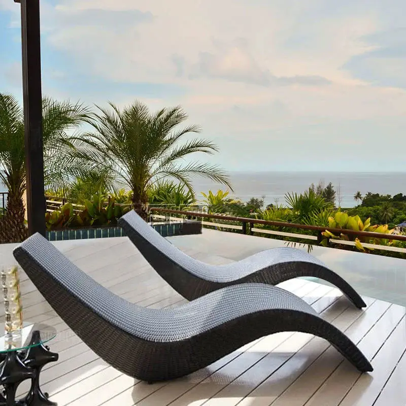 Cheap Sun Loungers Cozy Tumbonas Modern Rattan / Wicker Chairs — image 2