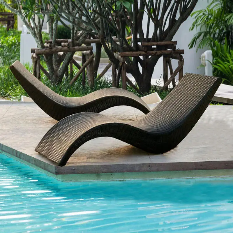 Cheap Sun Loungers Cozy Tumbonas Modern Rattan / Wicker Chairs — image 3