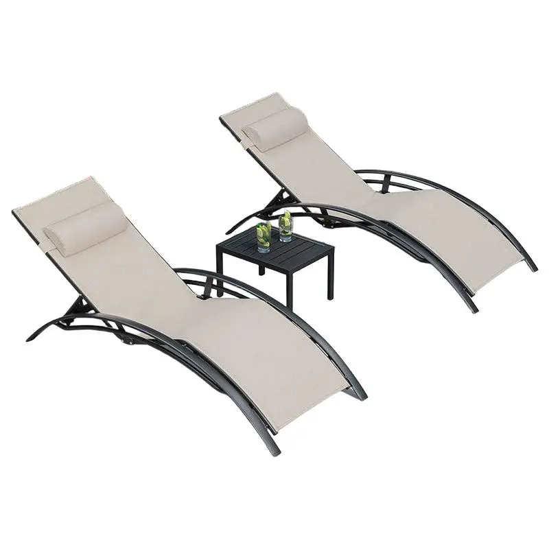 Patio Outdoor Garden Beach Folding Chair Lightweight Lounge Foldable Sun Lounger — image 5