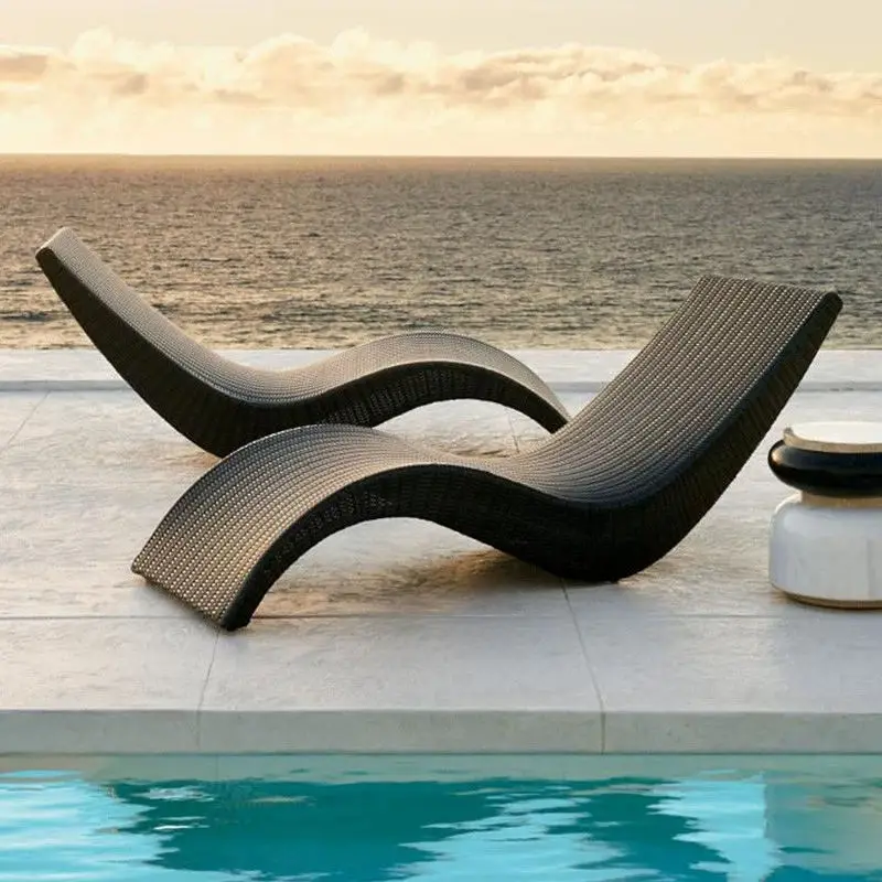 Cheap Sun Loungers Cozy Tumbonas Modern Rattan / Wicker Chairs — image 4