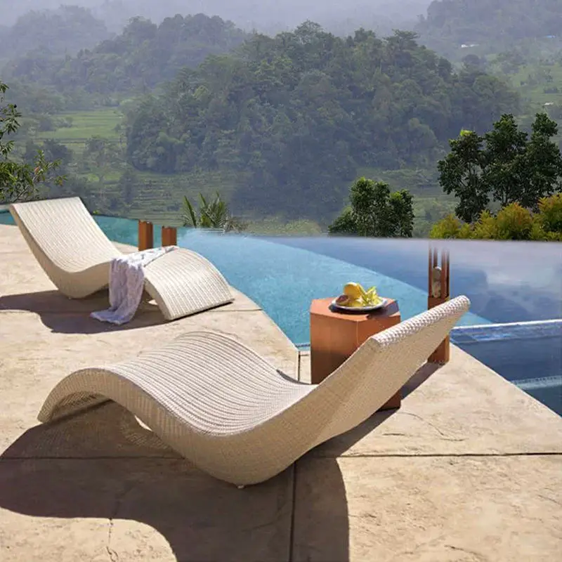 Cheap Sun Loungers Cozy Tumbonas Modern Rattan / Wicker Chairs — image 5