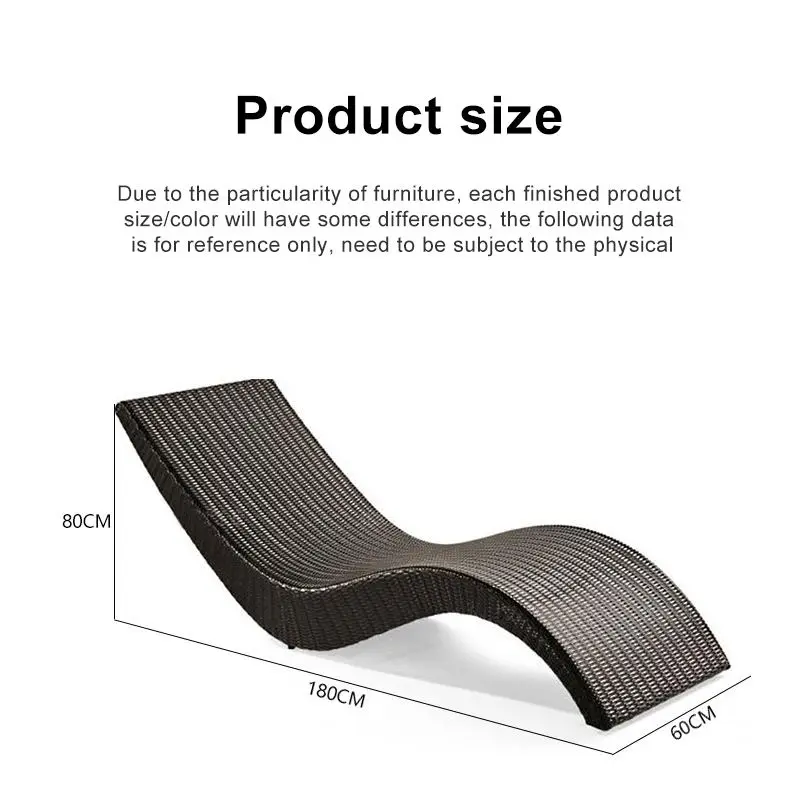 Cheap Sun Loungers Cozy Tumbonas Modern Rattan / Wicker Chairs — image 6