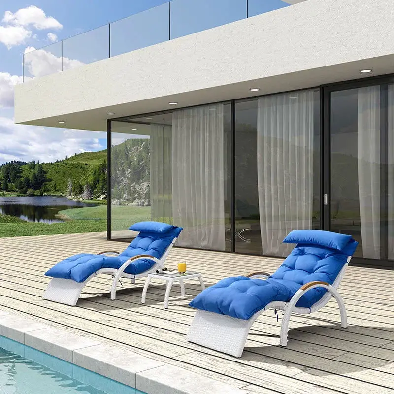 Modern Swimming Cheap Pool Chair Sun Chair Rattan Beach Chair — image 2