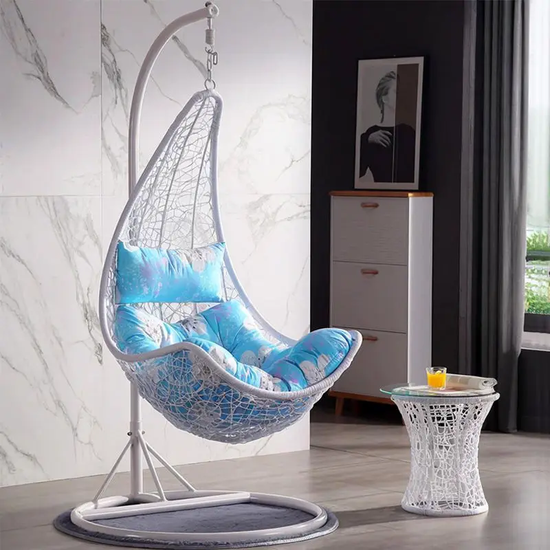 Modern Outdoor Garden Furniture Patio Hanging Egg Rattan Swing Chair — view 1