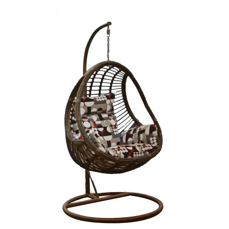 Outdoor Garden Furniture Rattan Garden Special Shaped Wicker Swing Chair — image 3