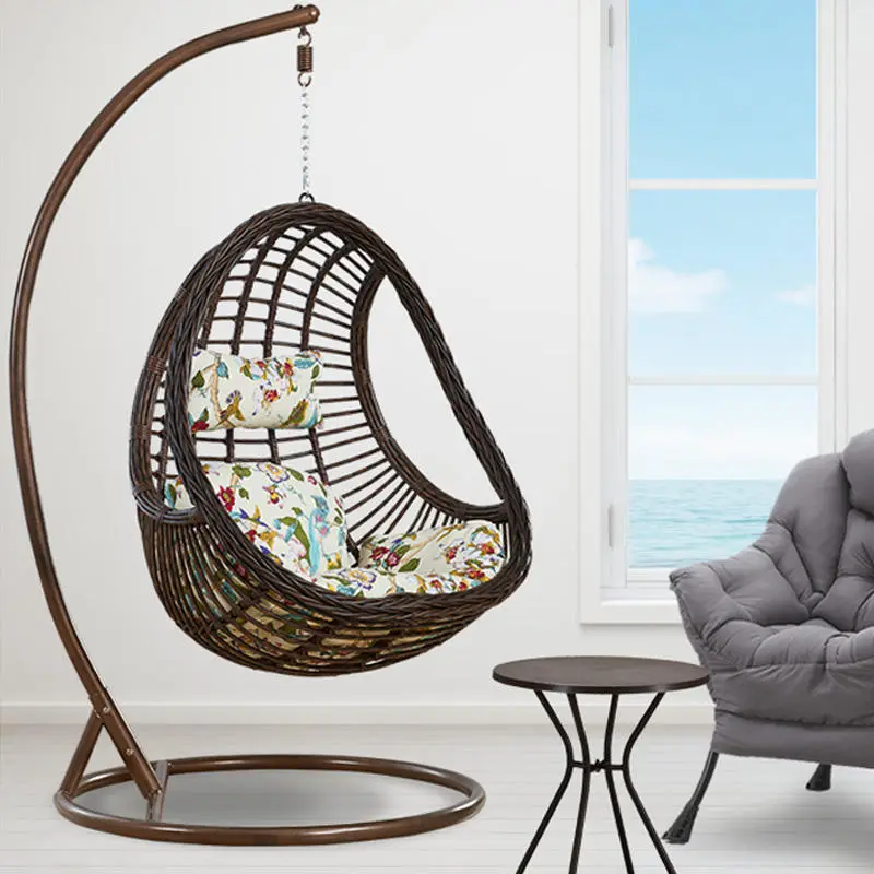 Outdoor Garden Furniture Rattan Garden Special Shaped Wicker Swing Chair — image 6