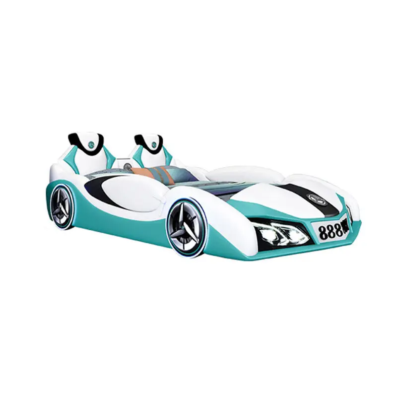 Modern Children Bedroom Furniture Kids' Beds Upholstered Kids' Cribs Car Bed for Kids Boy — image 7