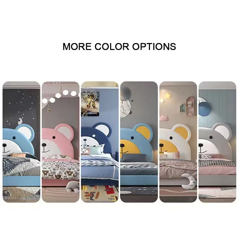 China Manufacturer Custom Kids Bed King Children Bed Queen Size Double Single Kids Bedroom Furniture — image 4