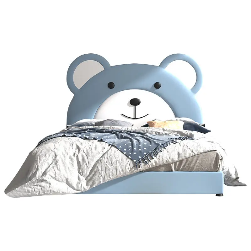 China Manufacturer Custom Kids Bed King Children Bed Queen Size Double Single Kids Bedroom Furniture — image 5