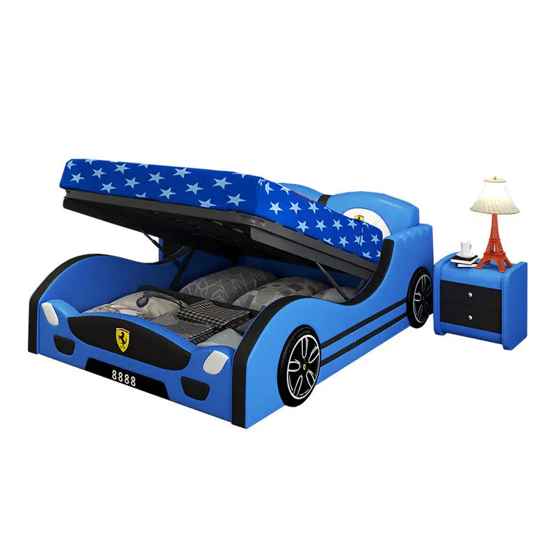 Factory Wholesale Children Beds Bedroom Furniture Solid Wood Kids Bed Single Child Modern Kids Room — image 6