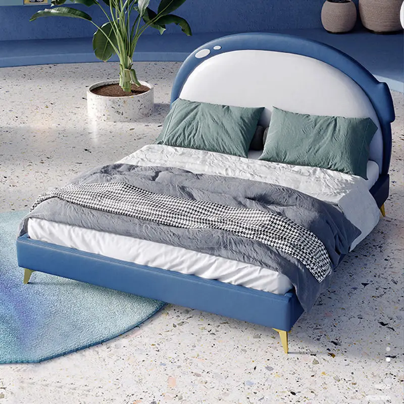 Modern Wooden Kid Room Furniture Luxury Cartoon Children Bed Boy Kid Bed — image 4